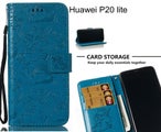 Spark Plus 2 Case Leather Wallet case embossed unicon pattern