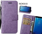 NOKIA 8 Case Wallet Leather Unicorn Case