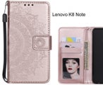 Lenovo K8 Note Case Leather Wallet Case Mandala Embossed