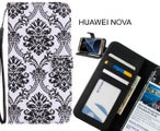 HUAWEI NOVA Case 3 card leather wallet case printed ID