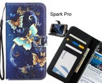Spark Pro Case 3 card leather wallet case printed ID