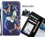 MEIZU M5C Case 3 card leather wallet case printed ID