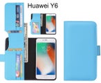 Huawei Y6 Case Leather Wallet Case Cover