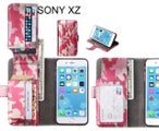 SONY XZ Case Wallet Leather Flip Case 7 Card Slots