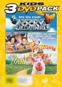 Kids Triple Packs: Rocky & Bullwinkle / The Flintstones / Babe 2: Pig In The City Kids Triple Packs: Rocky & Bullwinkle / The Flintstones / Babe 2: Pig In The City