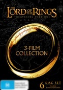 The Lord of the Rings: Theatrical Versions (3-Film Collection) (The Fellowship of the Ring / The Two Towers / The Return of the King)