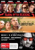 Burn After Reading / O' Brother Where Art Thou / The Big Lebowski (DVD) - New!!!