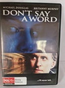 DON'T SAY A WORD- MICHAEL DOUGLAS -BRITTANY MURPHY