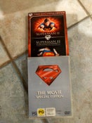 Superman, Superman 2 and Superman 2 The Richard Donner Cut.