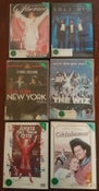 6 x BROADWAY SHOW AND CLASSIC MUSIC DVD'S: