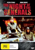 The Night Of The Generals - Peter O'Toole - DVD R4