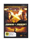 *** DVDs - THE SCORPION KING + THJE SCORPION KING 2: RISE OF A WARRIOR ***