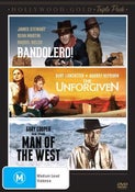 Bandolero / The Unforgiven / Man of West (DVD) - New!!!