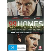 99 Homes (DVD) - New!!!