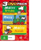 Maisy: Bedtime, Colours, Animals and Other Stories (DVD) - New!!!