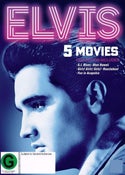 Elvis Presley 5 Movies Collection Blue Hawaii Roustabout G.I. Blues Acapulco