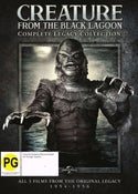 Creature from the Black Lagoon Complete Legacy Collection 3 Films Region 4 DVD