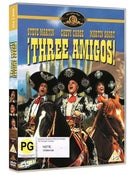 The Three Amigos Steve Martin Chevy Chase Martin Short New DVD Region 4