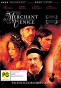 The Merchant Of Venice (Al Pacino Jeremy Irons) DVD Region 4