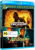 National Treasure 1 2 Blu-ray (Nicolas Cage) 2 Movie Collection New Region B