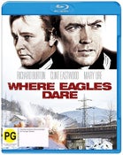 Where Eagles Dare (Richard Burton Clint Eastwood Mary Ure) Region B Blu-ray