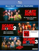 Scary Movie Triple Feature 1 2 3.5 Trilogy New Region B Blu-ray