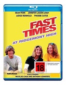 Fast Times at Ridgemont High Blu-ray (Sean Penn, Jennifer Jason Leigh) Region B