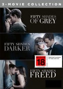 Fifty Shades of Grey + Darker + Freed 3 Movie Collection Region 4 DVD