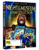 Night at the Museum 1 2 3 Trilogy 3 Movie Collection Ben Stiller Region 4 DVD