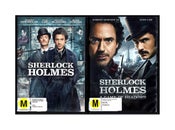 *** two DVDs - SHERLOCK HOLMES and SHERLOCK HOMES - A GAME OF SHADOWS ***