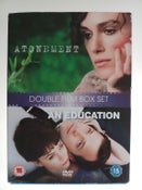 Double Film Box set - Atonement & An Education - NEW!