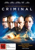 Criminal (2016) DVD - New!!!