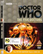 Doctor Who The Five Doctors 25th Anniversary 2xDVDs Peter Davison Region 4 DVD