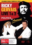 Ricky Gervais Live: Animals / Politics (DVD) - New!!!