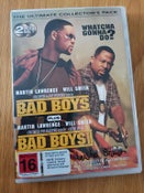 2 movies - Bad Boys and Bad Boys II - Martin Lawrence & Will Smith