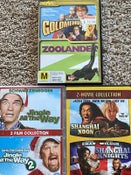 COMEDY MOVIE DOUBLE DISC PACKAGES - CAN SELL INDIVIDUALLY