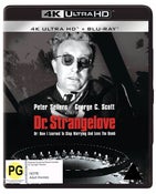 Dr Strangelove (Peter Sellers) 4K Ultra HD NEW Dr. Region B Blu-ray