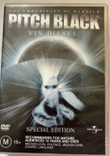 PITCH BLACK -VIN DIESEL DVD MOVIE (WITH LIGHT SCRATCHES)