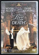 Love And Death dvd. Woody Allen comedy. Comedy dvd. Comedy genre dvd.
