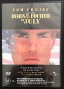 Born on The Fourth of July dvd. Classic Oliver Stone film with Tom Cruise.
