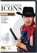 John Wayne Westerns Rio Bravo/The Cowboys/Fort Apache/The Searchers New R4 DVD