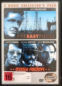 Five Easy Pieces dvd. Easy Rider dvd. Jack Nicholson/Dennis Hopper. Classic dvd.