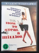 How To Steal A Million dvd. 1966 Comedy with Audrey Hepburn & Peter O'Toole.