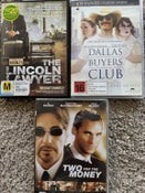 MATTHEW MCCONAUGHEY MOVIE COLLECTION - CAN SELL INDIVIDUALLY