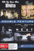 Heat / The Departed (2 DVD) - New!!!