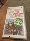 The Magnificent Seven VHS Tape Yul Brynner, Steve McQueen.