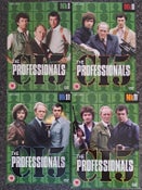 The Professionals CI5 Complete Series 1-4 DVD Box Sets With Books *Rare*