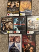 LEONARDO DICAPRIO DVD COLLECTION - CAN SELL INDIVIDUALLY