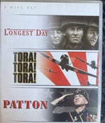 3 1960s/ 70s War Movie Set - Patton / Tora Tora Tora / Longest Day