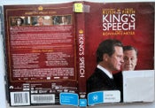 THE KINGS'S SPEECH - GEOFFREY RUSH - COLIN FIRTH -EX RENTAL (AS NEW)
